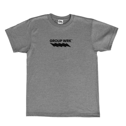 Group Wrk Logo Tee - Heather Grey