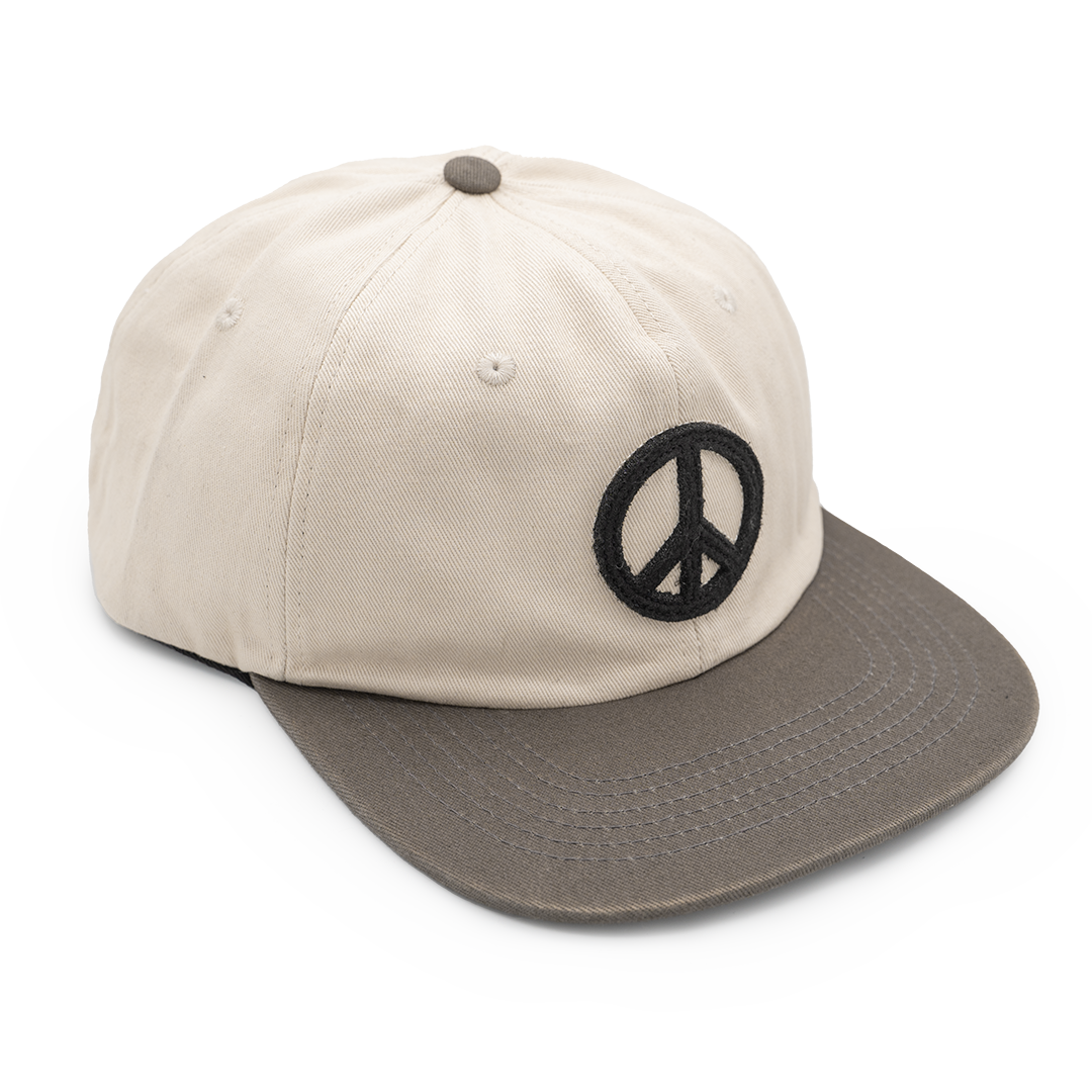 Peace Strapback Hat | Black