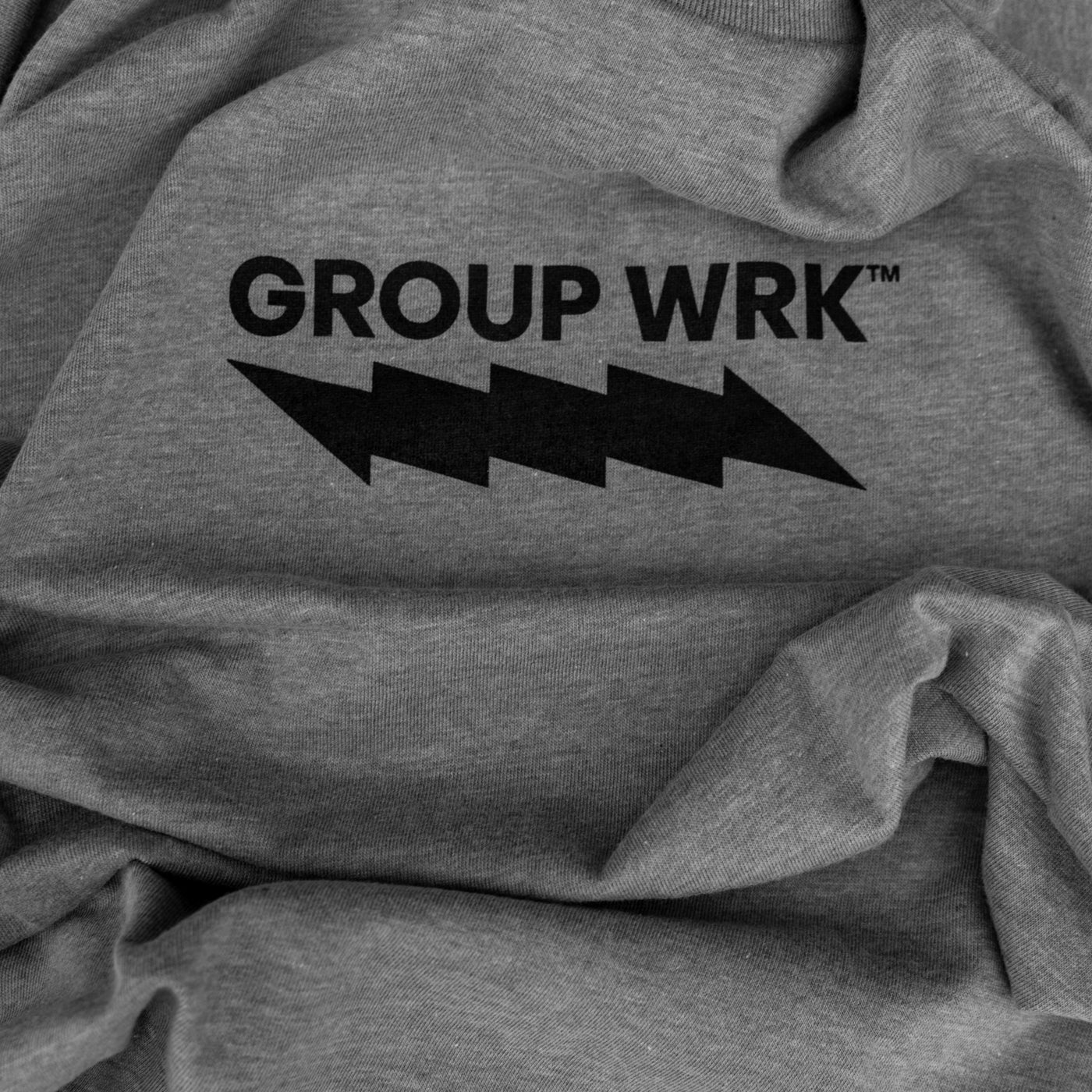 Group Wrk Logo Tee - Heather Grey