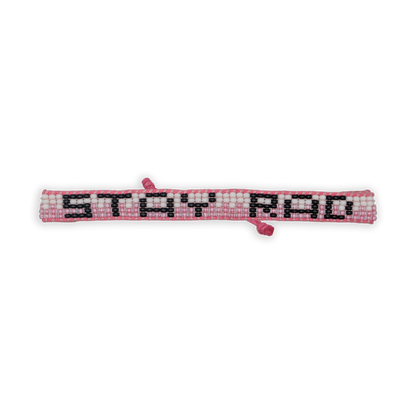 Stay Rad Woven Bracelet [Handmade]