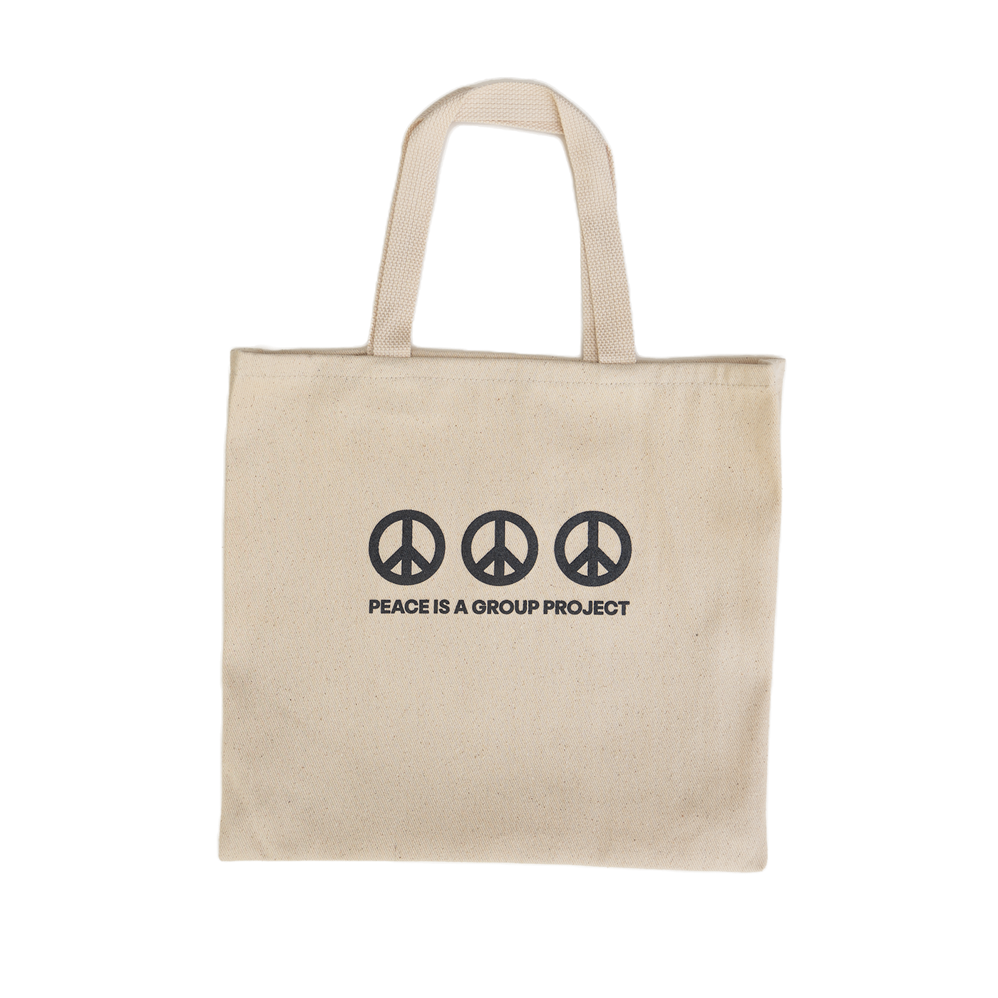 Peace is a Group Project Tote Bag