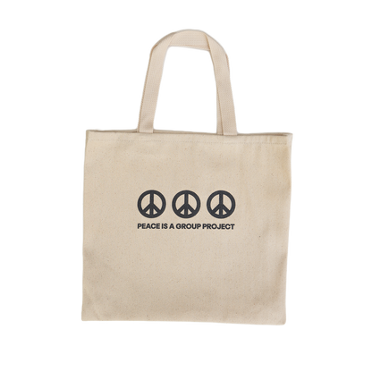 Peace is a Group Project Tote Bag